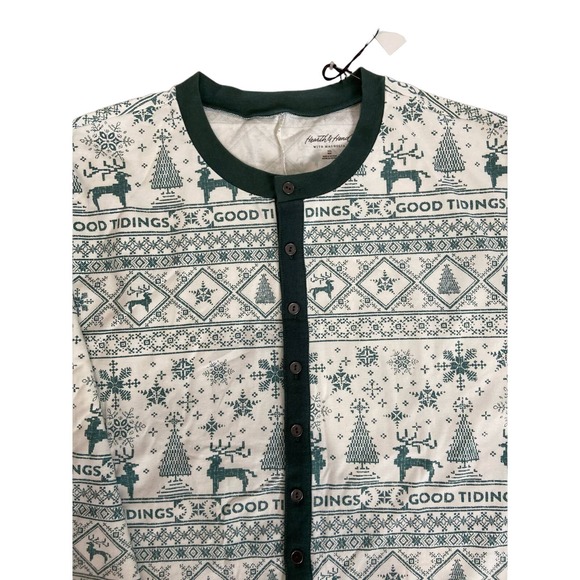 Hearth and Hand Magnolia Green Good Tidings Pajamas - NWT - Size XXL mss41 - Picture 2 of 8